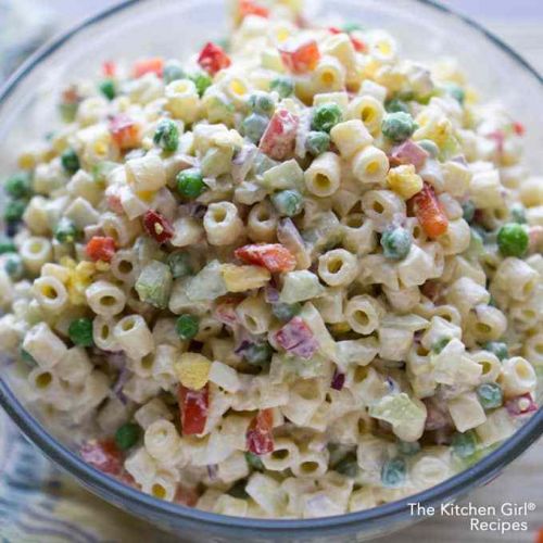 Classic Macaroni Salad With Greek Yogurt Dressing