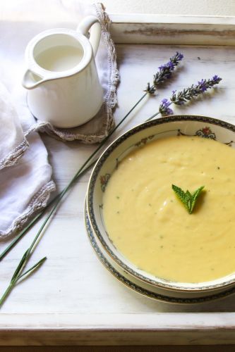 Mango Soup with Coconut and Lime