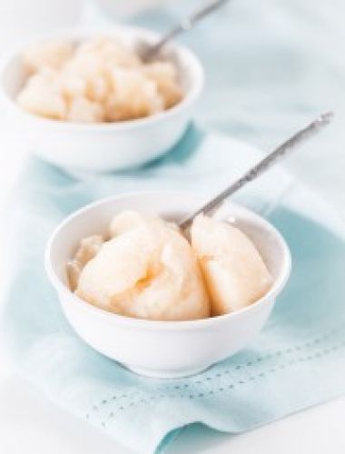 Maple pear ginger sorbet