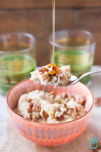 Maple Pecan Quinoa Breakfast Bowl