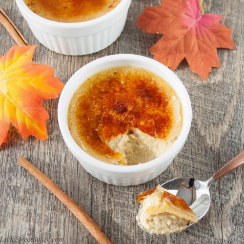 Maple Spice Creme Brulee