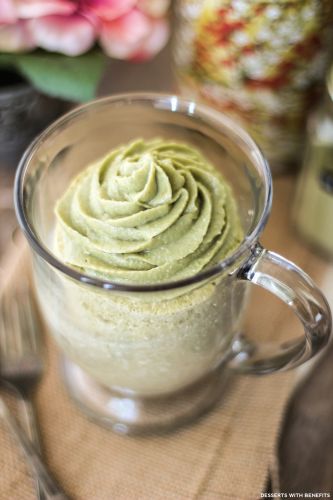 Single-serving matcha cake