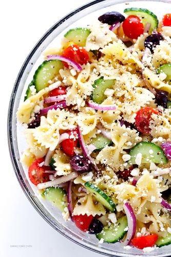 Mediterranean pasta salad