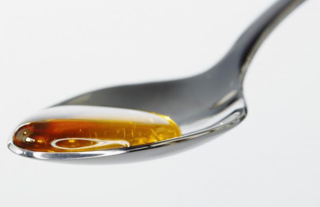 Oil the spoon before measuring honey