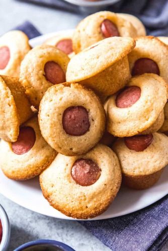 Corn Dog Mini Muffins