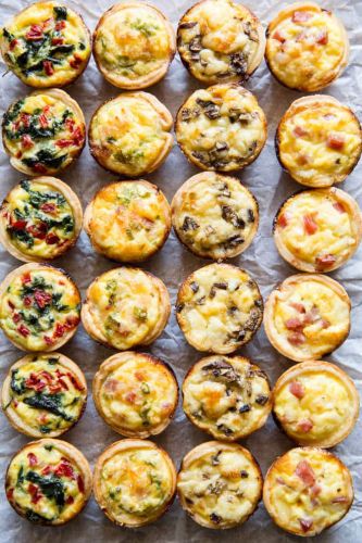 Mini Quiche 4 Ways