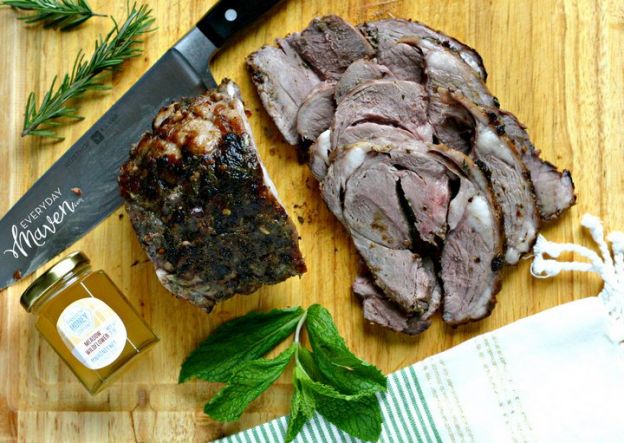 Mint and Honey Boneless Leg of Lamb