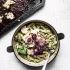 Minty Pea Pesto Pasta + Crispy Roasted Cauliflower