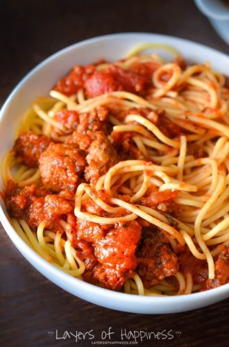 Mom's Crockpot Spaghetti Sauce