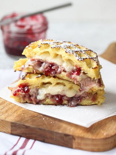 Monte Cristo Waffle Sandwich