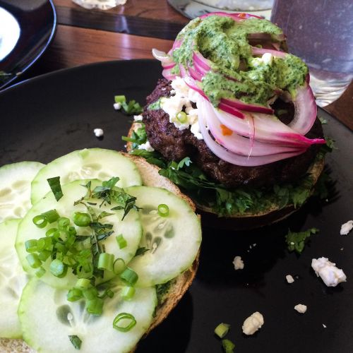 Moroccan Spiced Lamb Burgers