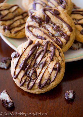 Dark chocolate Mounds bar cookies