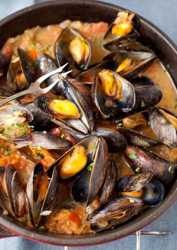 Steamed Mussels