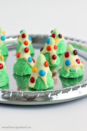 No-Bake Christmas Tree Cookies