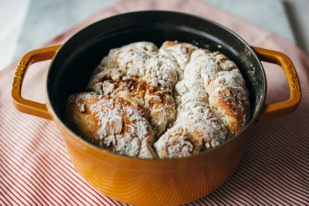 No-Knead Bacon Bread