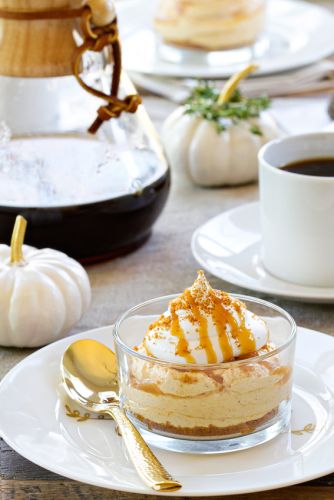 No-bake pumpkin cheesecake