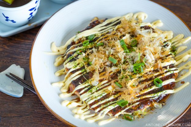 Okonomiyaki (Savory Japanese Pancake)