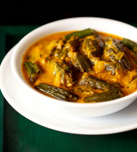 Okra masala curry