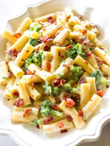 One-Pot Bacon Broccoli Pasta