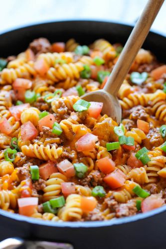 One Pot Cheeseburger Casserole