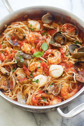 One-Pot Seafood Pasta