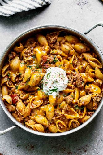 One-Pot Turkey Mexican Pasta