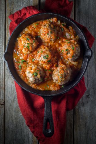 Paleo Italian Meatballs with Marinara Sauce