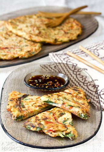 Pajeon (Korean Veggie Pancakes)