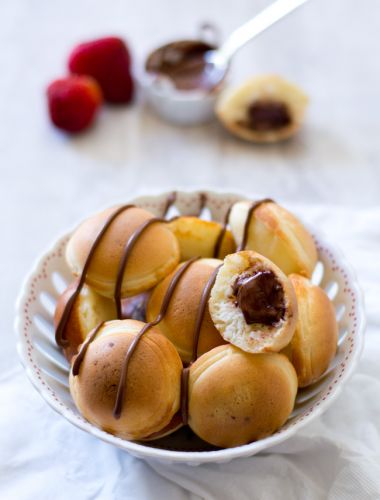 Nutella Pancake Poppers