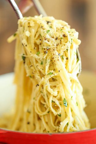 Parmesan Garlic Spaghetti