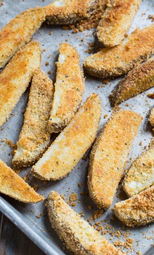 Parmesan crusted ranch potato wedges