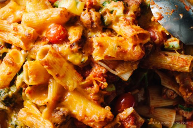 Pasta, Sausage and Broccoli Bake