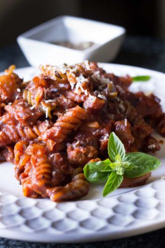 Pasta Skillet With Sweet Italian Sausage