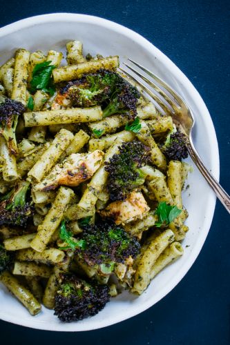 Pasta With Pistachio-Pecan Pesto