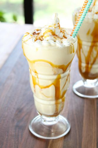 Peanut Butter Caramel Milkshake