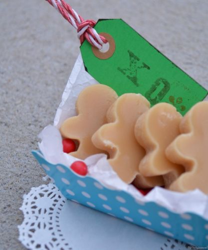 Gingerbread man fudge