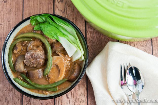 Peanut butter beef stew