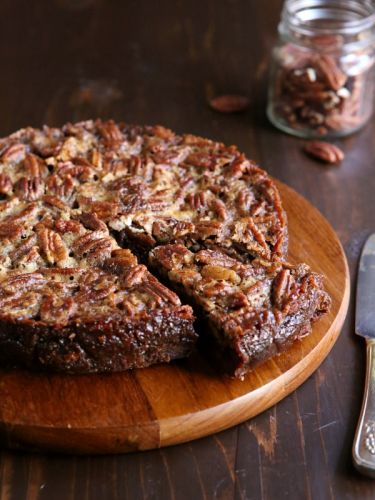 Pecan pie brownies