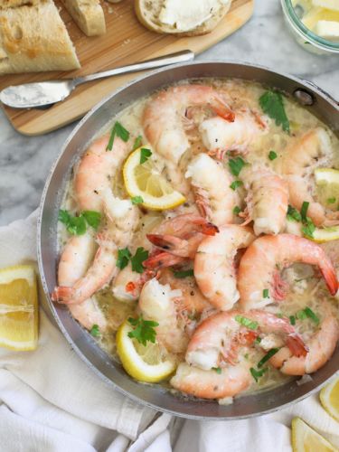 Peel 'n eat beer steamed shrimp