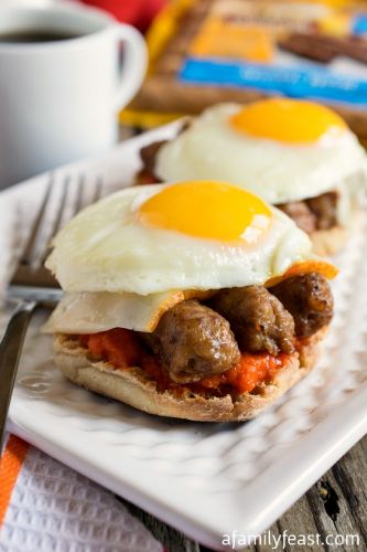 Pepper Pig Breakfast Sandwich