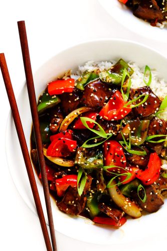 Easy Pepper Steak Rice Bowl