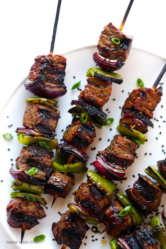 ASIAN PEPPER STEAK KABOBS