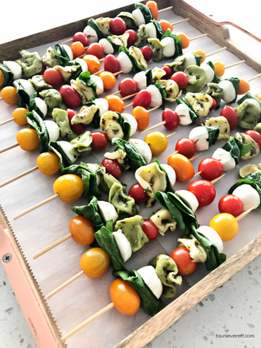 Pesto Tortellini Skewers