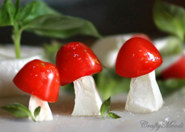 Mushroom Village Caprese Salad