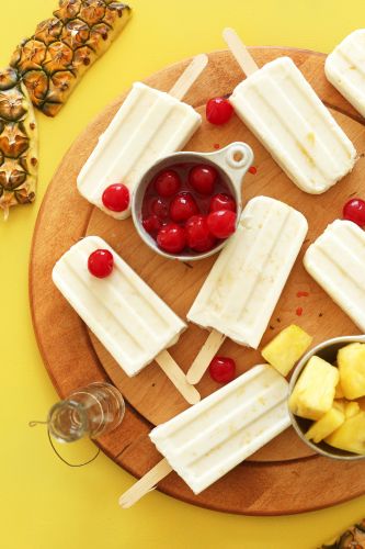 Pina Colada Popsicles