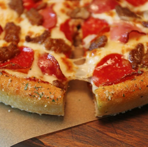 Pizza Hut's Personal Panormous Meat Lover's Pizza