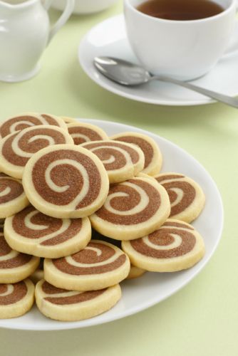 Chocolate-Vanilla Marbled Cookies