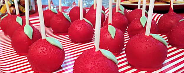 Apple cake pops