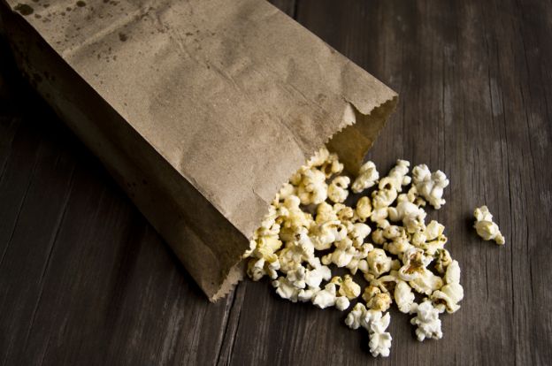 Healthy spiced homemade popcorn