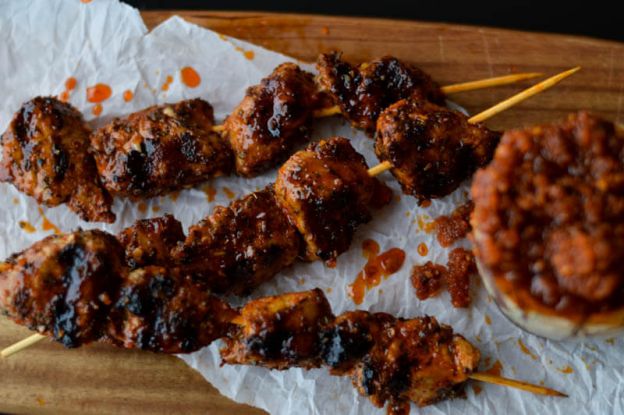 Pinchos Morunos: Meat Skewers